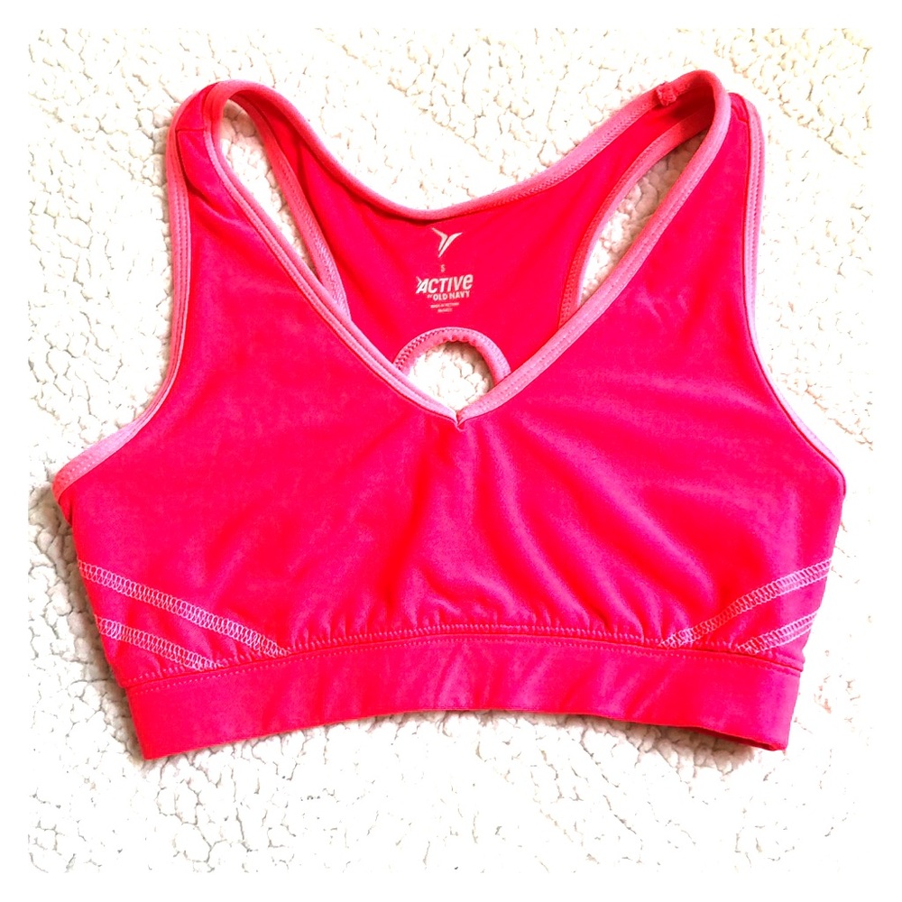 Pink Active Sports Bra